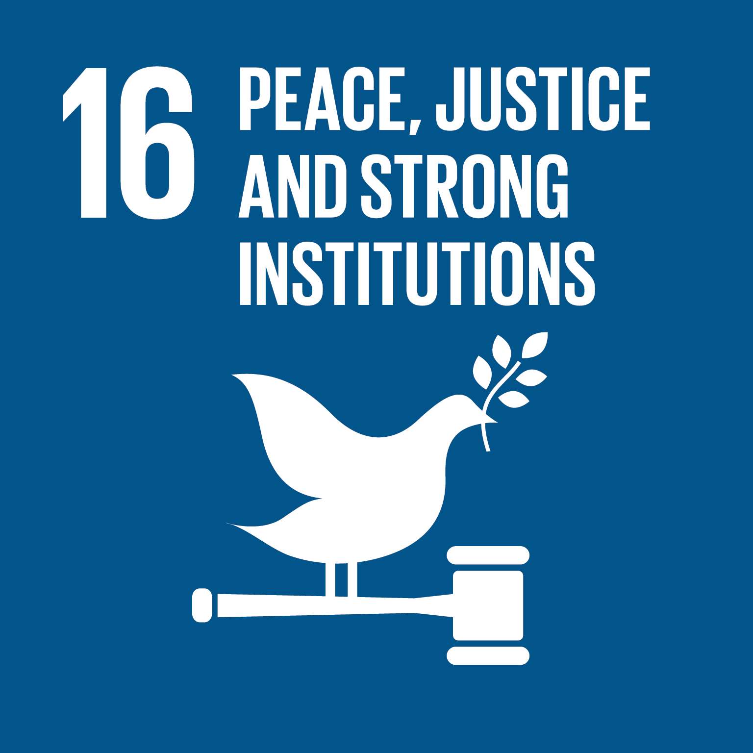 16) Peace, Justice, and Strong Institutions
